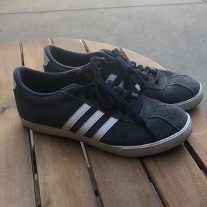 Adidas navy suede sneakers 7.5